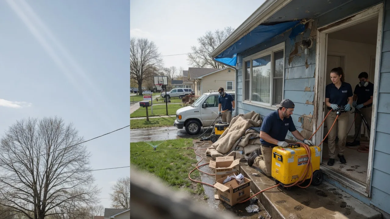 Basement Flood Cleanup in Franklin, WI near me